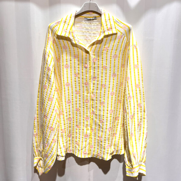 Musselin Bluse gestreift – Bild 4